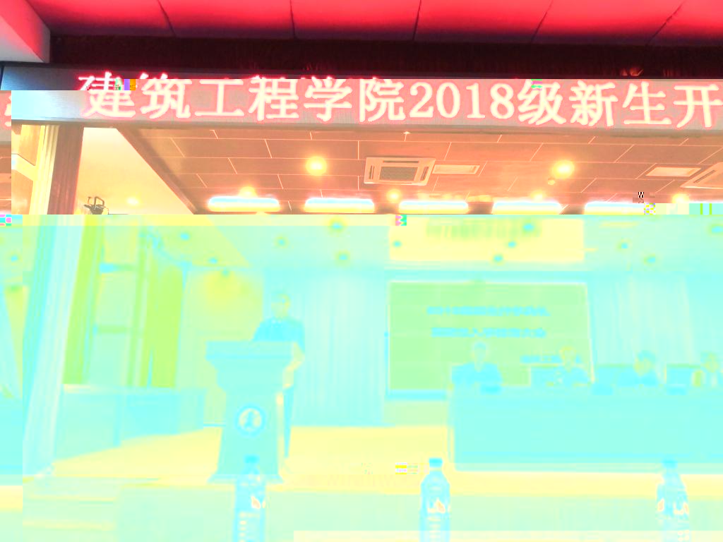 新生代表唐維濤發言
